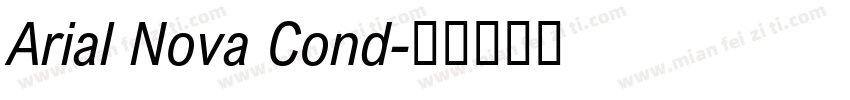 Arial Nova Cond字体转换